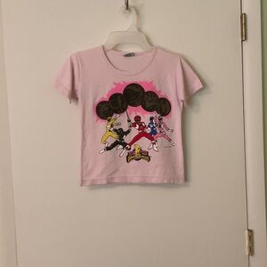 Vintage Power Rangers Girls Size 6 Tee, Blast From The Past!